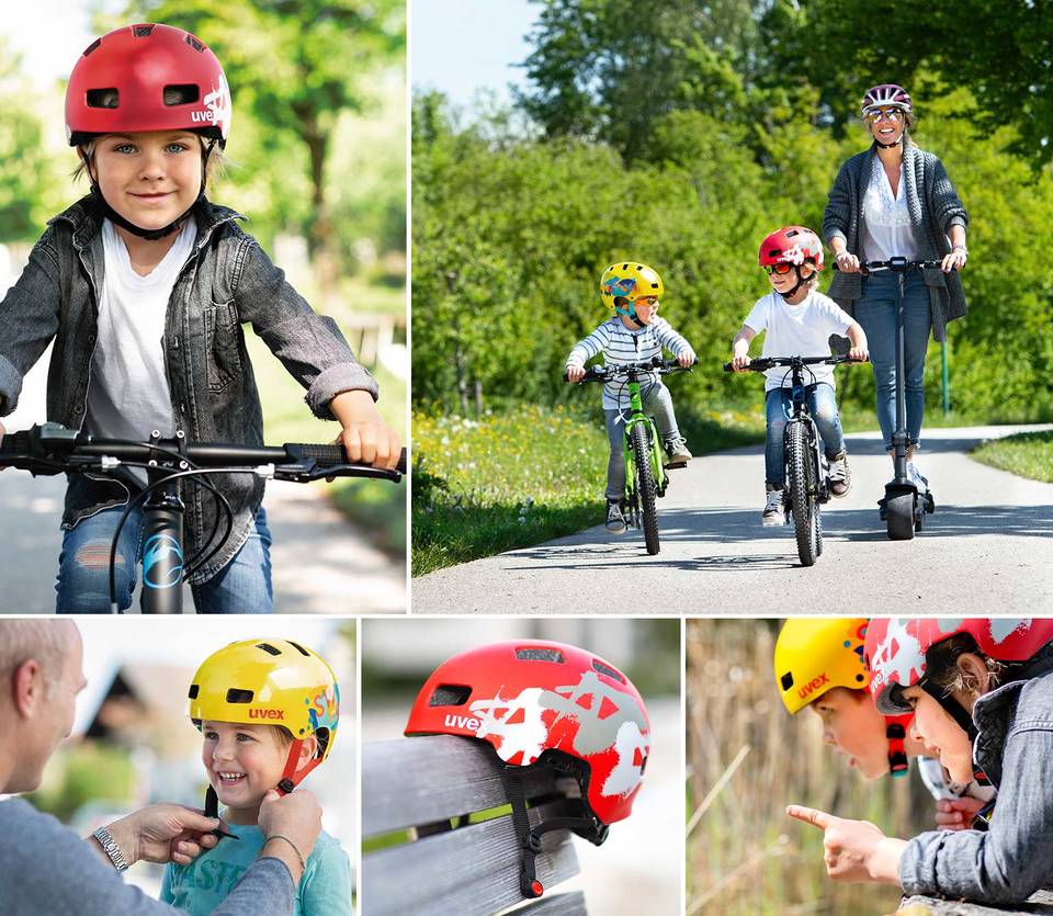 Kask rowerowy dziecięcy Uvex dla każdego dziecka